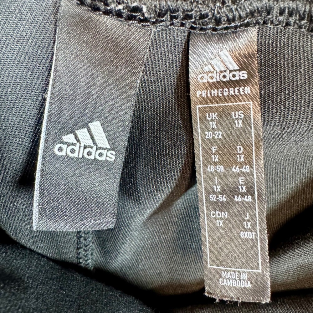 Adidas Primegreen Leggings High Waist Athletic Workout Black Sz 1X - Picture 4 of 15